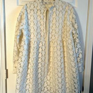 White Zara Dress- Medium